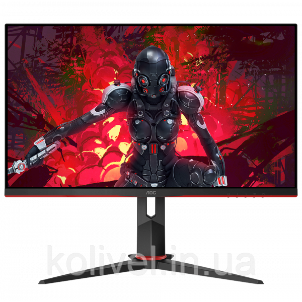 TFT 27" AOC Q27G2U/BK, VA, QHD, 144Hz, 1ms, HDMI, DP, USB 3.0x4, Pivot, чорний (Q27G2U/BK) Київ - фото 1