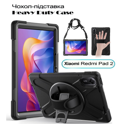 Чехол для планшета BeCover Heavy Duty Xiaomi Redmi Pad 2 11.0" Black (713929) Винница - изображение 1