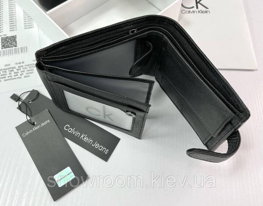 Мужское брендовое портмоне с монетницей (1439) подарочная упаковка Киев - изображение 2