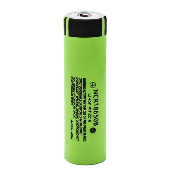 Защищенный Li-Ion аккумулятор Panasonic NCR18650B 3400 mAh (Зеленый) Винница - изображение 2