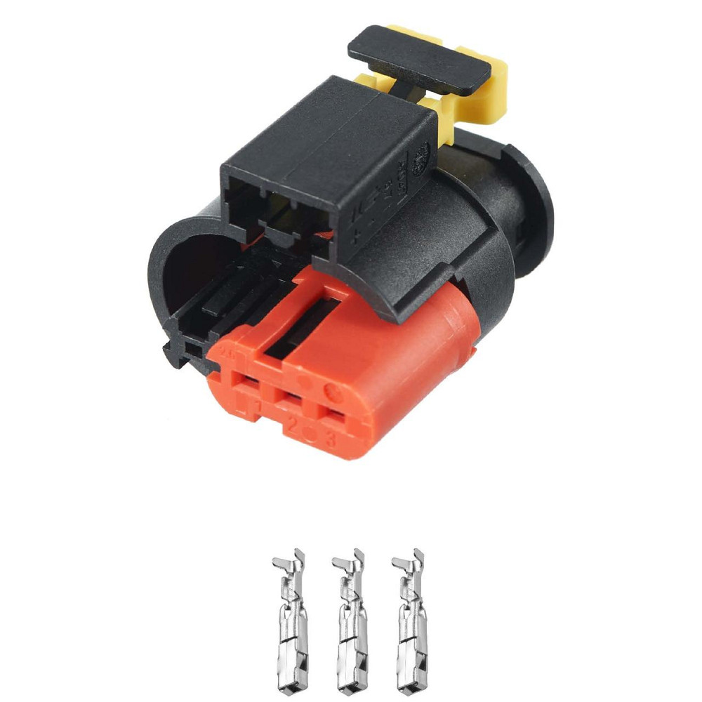 Роз'єм конектор 3-кон., Катушка Зажигания, 284426-1, TE Америка, Корея, Японія, Buick, Cadillac, Chevrolet, Daewoo, GMC, Isuzu Київ - фото 1