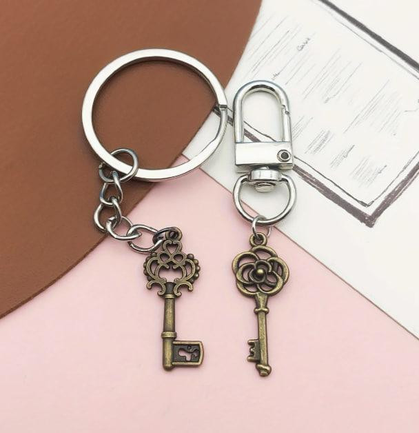 Набір підвісок у вигляді ключів, 10 шт., колір антична бронза (випадковий набір) Київ - фото 2