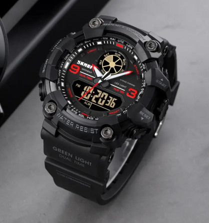 Чоловічий армійський наручний годинник Skmei 1818 Червоний Вінниця