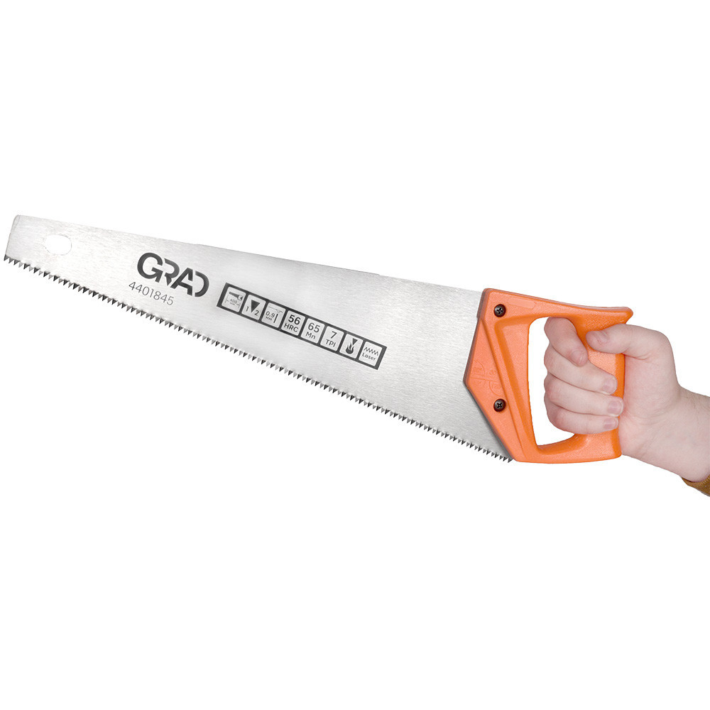 Ножівка для дерева 400 мм 7TPI GRAD (4401845) Київ - фото 3