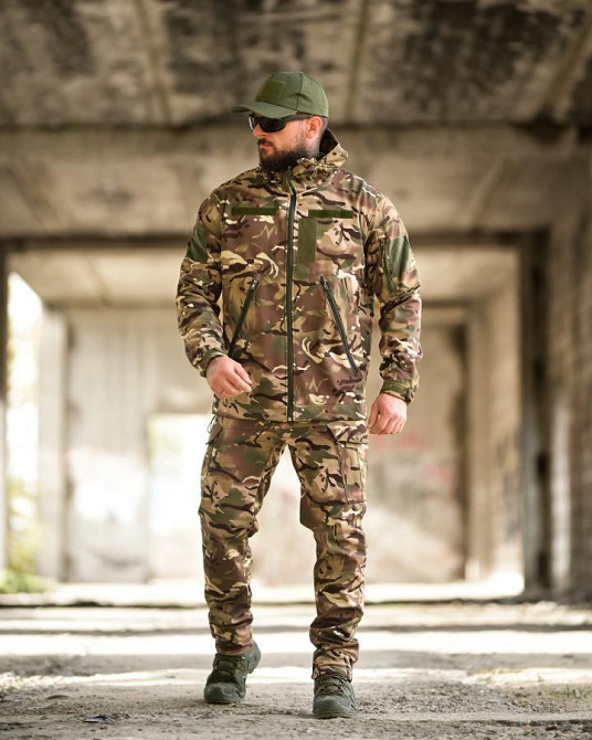 Демисезонный тактический костюм софтшел DEMENTIOZ мультикам ВТ6842 Одесса - изображение 11
