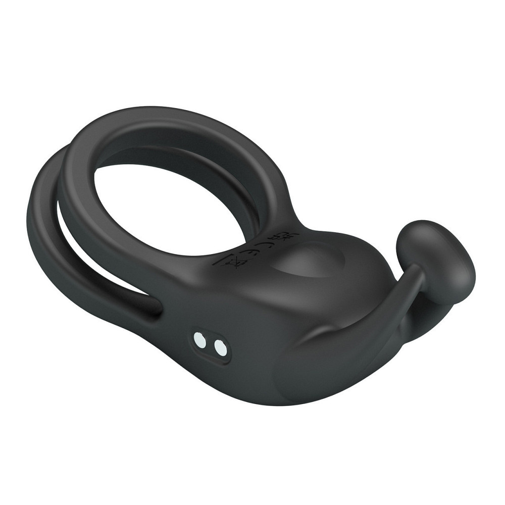 Кільце ерекційне Pretty Love - Goodwin Vibrating Double Penis Ring, BI-210222 Sex Aura Київ - фото 6