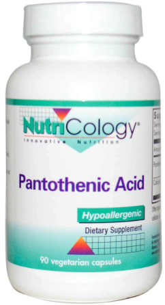 Пантотенова кислота Nutricology Pantothenic Acid 90 капс Київ