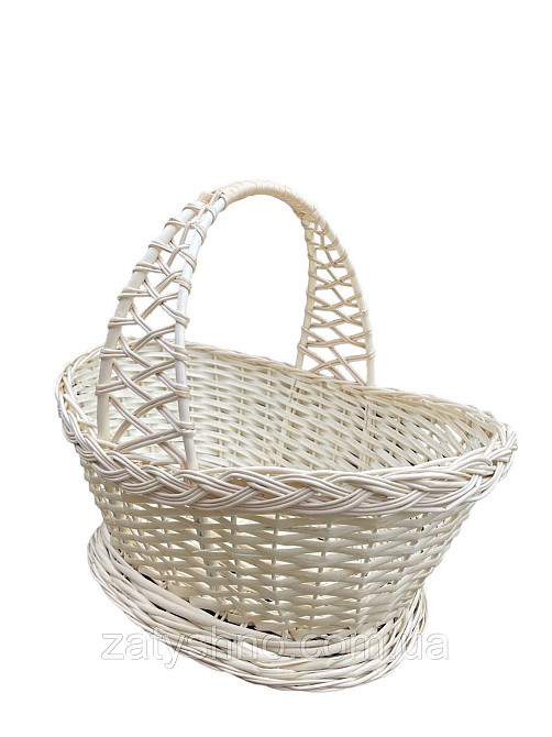 Біла плетена корина ошатна Київ - фото 1