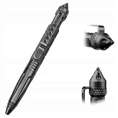 Многофункциональная ручка Multi-Tool из авиационного алюминия с заостренным концом и стеклобоем Киев