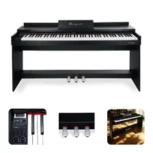 Піаніно (синтезатор) Mielczewski Pianino cyfrowe ze statywem 88 ważonych klawiszy ETIUDA czarne Київ