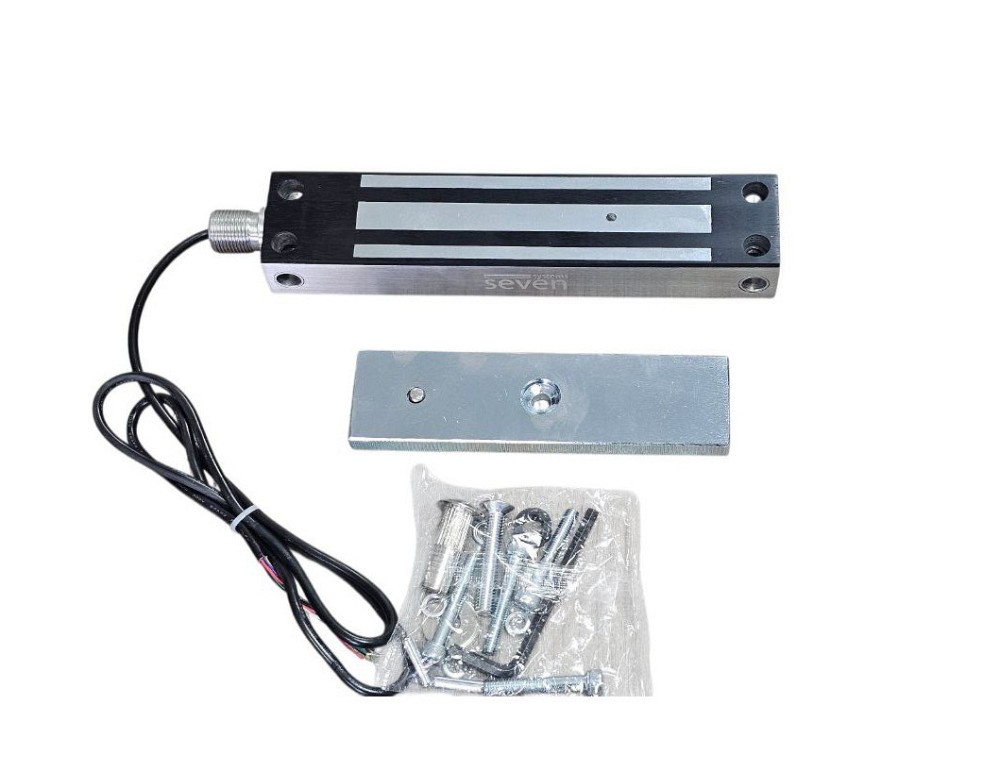 Замок електромагнітний 300 кг SEVEN ML-7727W з неіржавкої сталі Київ - фото 9
