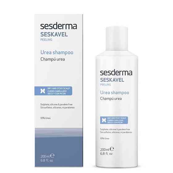Очисний шампунь із сечовиною SeSDerma Seskavel Peeling Urea Shampoo 200 мл Дніпро