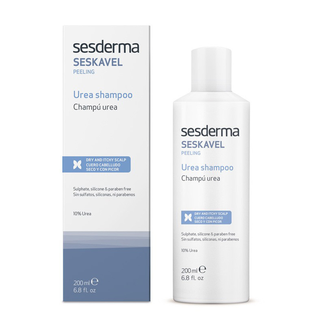 Очисний шампунь із сечовиною SeSDerma Seskavel Peeling Urea Shampoo 200 мл Дніпро - фото 1