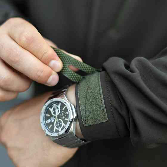 Куртка чоловіча демісезонна з капюшоном хакі Pobedov Matrix Київ