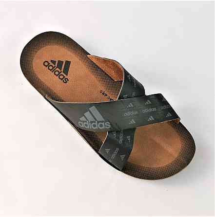 Чоловічі Шльопанці Тапочки Adidas Сланці Чорні Адідас (розміри: 40) Дніпро