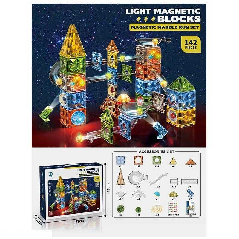 Конструктор магнітний 42 елементи геометричні фігури книга із завданнями (3302) Чернигов - изображение 1