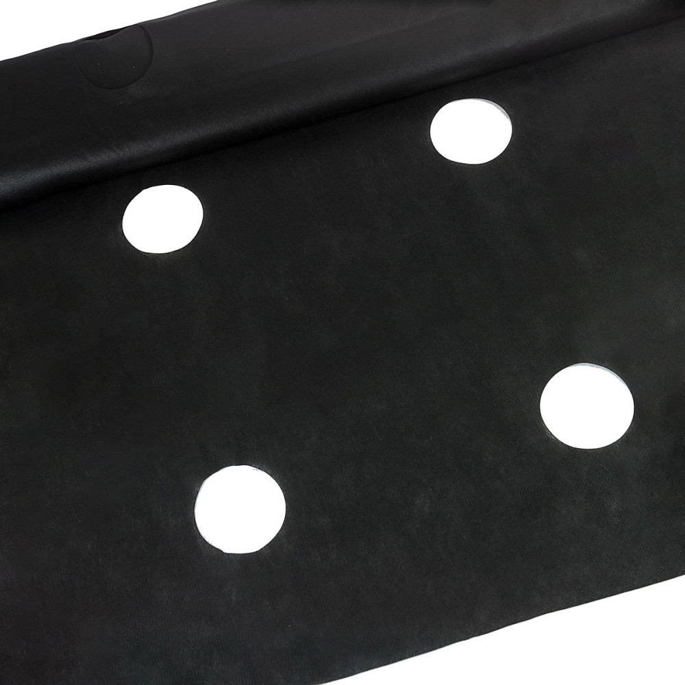 Агроволокно чорное 50 г/м2 1.07*5 м з перфорацією (2 отвори) пакетоване Дніпро - фото 3