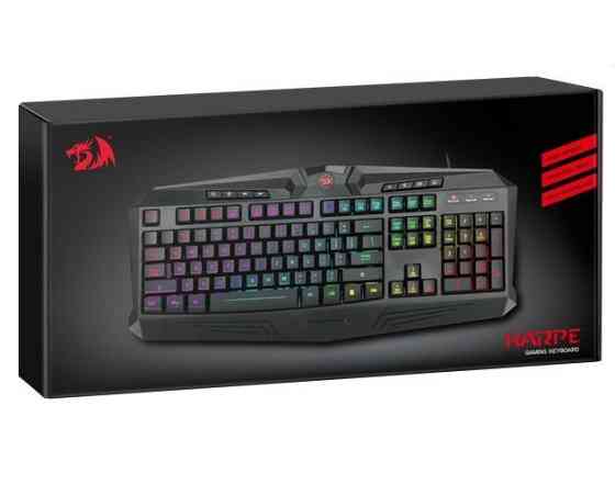 Игровая клавиатура Redragon Harpe 2 K503 RGB-1 UKR RGB-подсветка мембрана + подставка 104+8 кнопок Винница
