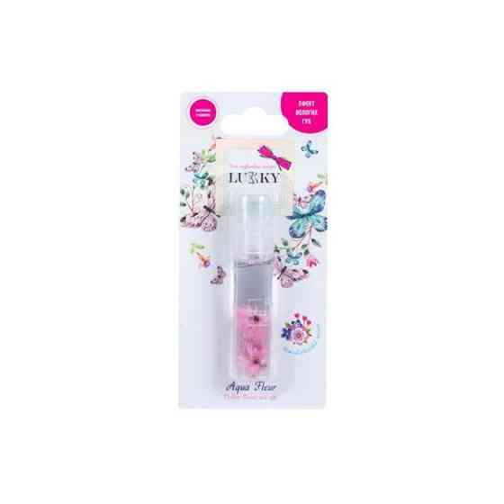Дитяча олія-блиск для губ Lukky роликовий з рожевими квітами (T22004) Харків