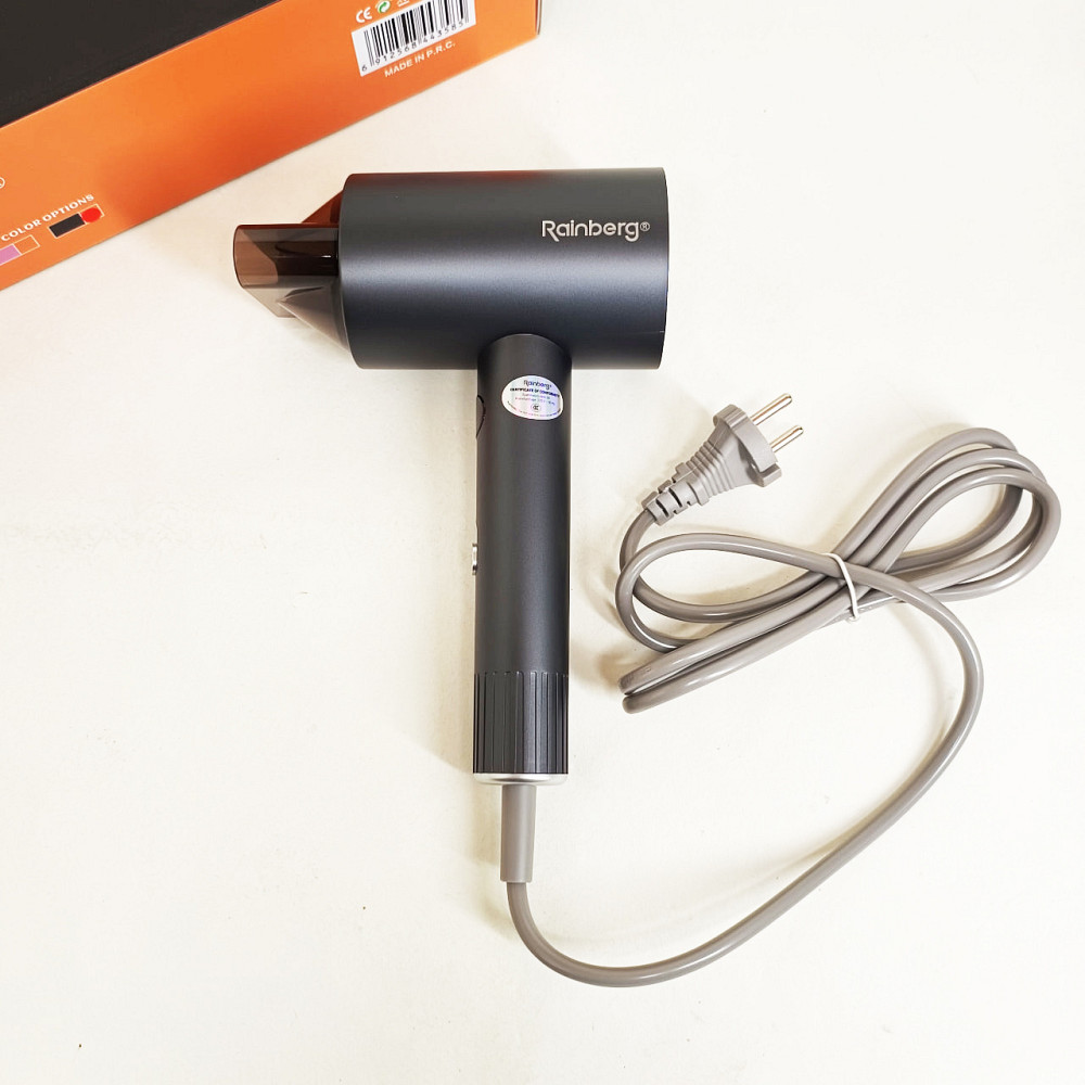 Фен без вреда для волос Rainberg RB-2253 2000Вт, Мощный фен для быстрой сушки укладки прически WA-23 Львов - изображение 6