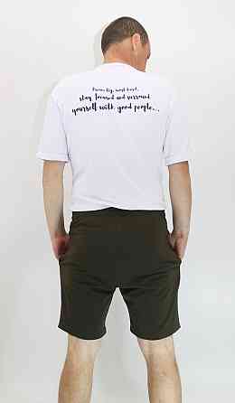 Чоловічі шорти трикотажні спортивні Хакі 3XL Харків