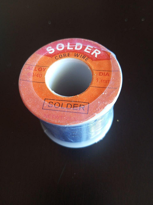 Припой оловянно-свинцовый 60/40 диам.-1мм, 250гр., на катушке Полтава - изображение 1