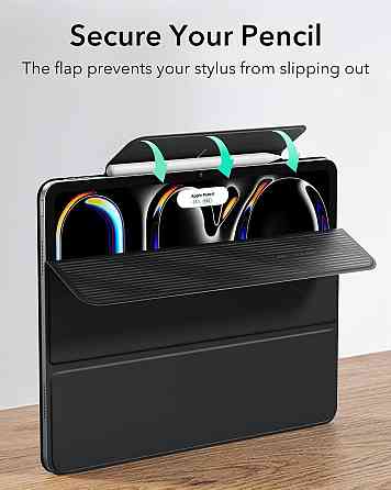 Чохол ESR Rebound Case для iPad Air 10.9 (2020) чорний Trifold магнітний з кріпленням для Pencil Київ