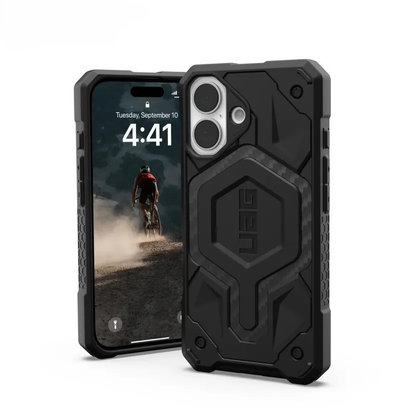 Чохол-накладка Urban Armor Gear Monarch для Apple iPhone 16 Carbon Fiber (114462114242) ( 14782 ) Харьков - изображение 11