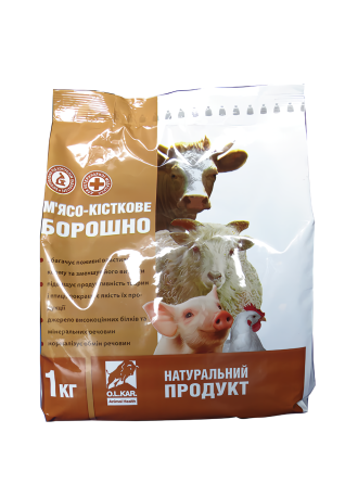 М'ясо-кісткове борошно 1 кг O.L.KAR Вінниця