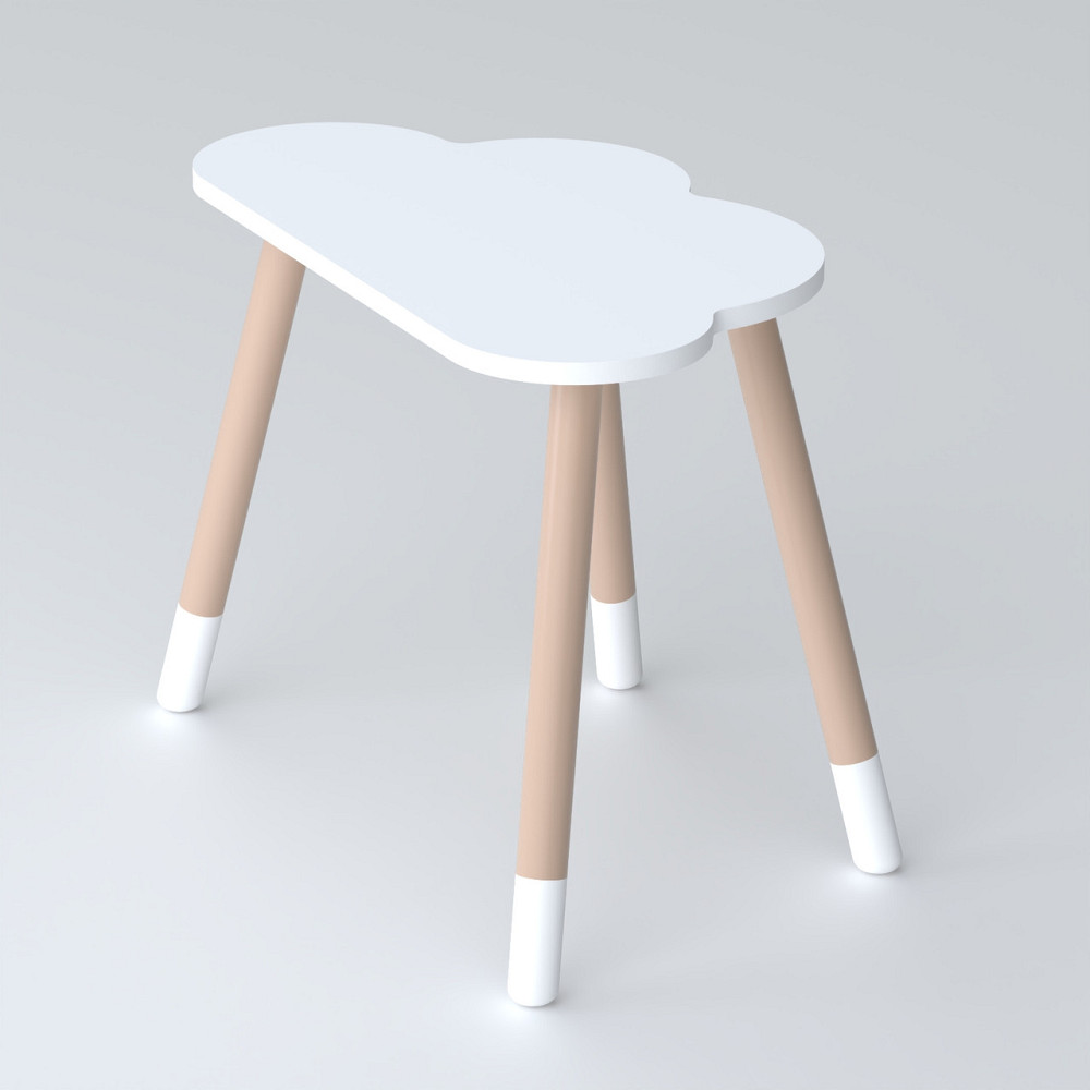 Дитячий столик хмаринка 46х70х40, стіл від 1 року для дитини, білий Київ - фото 1