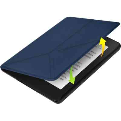 Чехол для электронной книги BeCover Ultra Slim Origami Amazon Kindle Paperwhite 12th Gen. 2024 7" Deep Blue (712838) Винница