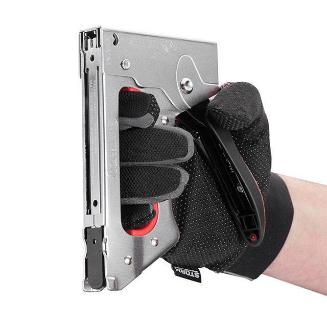 Степлер будівельний INTERTOOL RT-0121, під скобу 11,3×0,7×4-10 мм, металевий корпус, STORM степлер для кріплення плівки та сітки Львів - фото 9