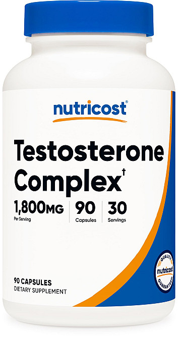 Тестостероновий комплекс Nutricost Testosterone Complex, 90 Capsules Луцьк - фото 1