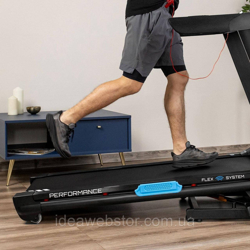 Беговая дорожка GYMTEK XT800 электрическая складная для дома 18 км/ч наклон 15% амортизация двигатель 3.25 к.с. нагрузка до 150 кг Киев - изображение 20