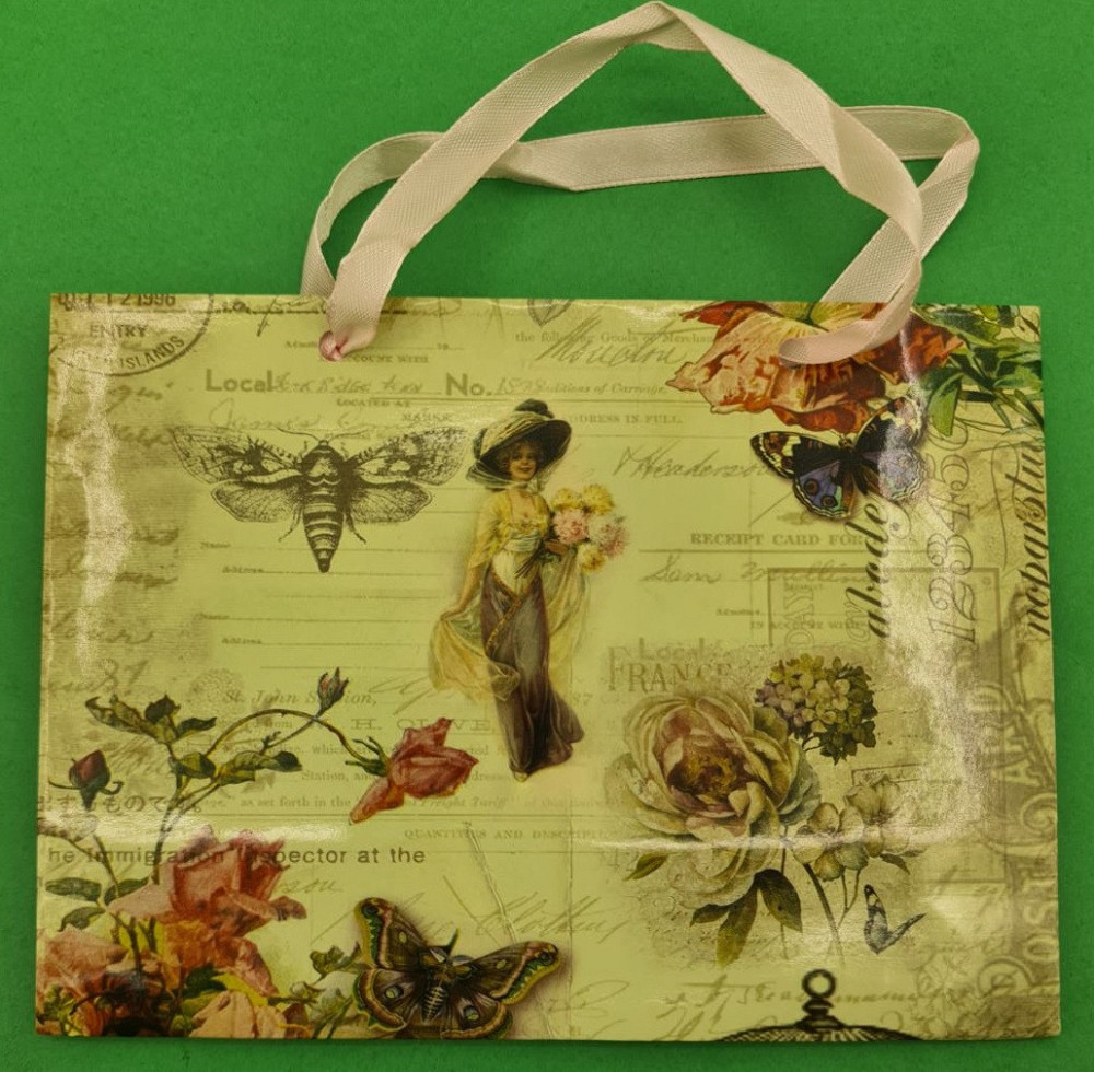 Пакет бумажный малый горизонтальный 11/18/5(арт М017) (12 шт) Харьков - изображение 3