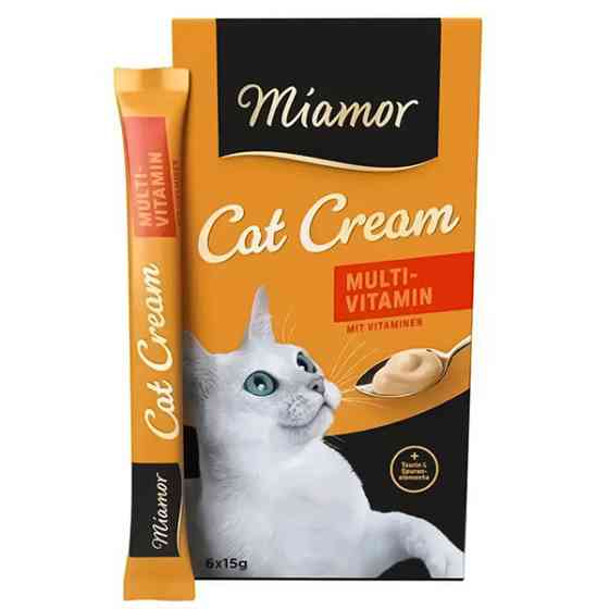 Miamor Cream Multi-Vitamin МИАМОР МУЛЬТИВИТАМИН крем жидкое лакомство для котов Киев