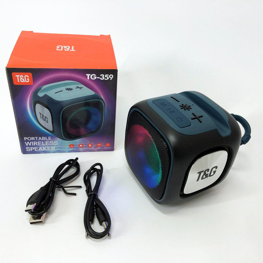 Bluetooth колонка з зарядкою від usb TG359, Bluetooth колонка з освітленням музична MB-64 Львів - фото 6