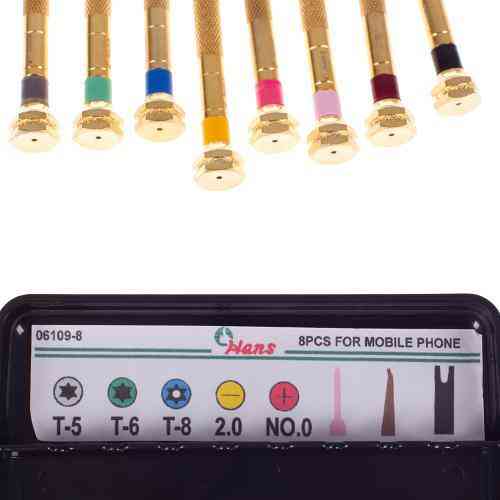 Набір викруток для ремонту мобільних телефонів. 8 предметів. (06109-8) HANS Одесса