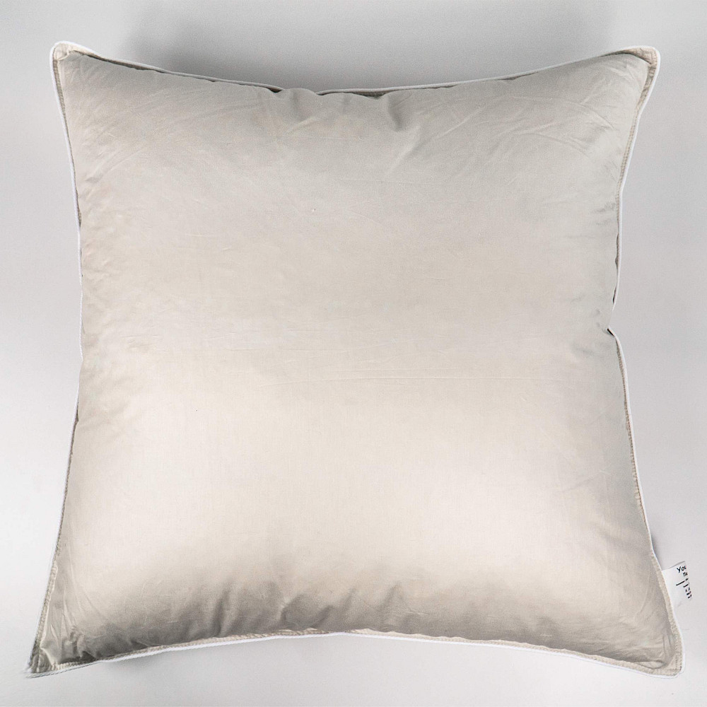 Подушка пуховая премиум качества YouStar 50% пух 50% перо Сатин - упругая 70x70 см (Бежевый) Сумы - изображение 4