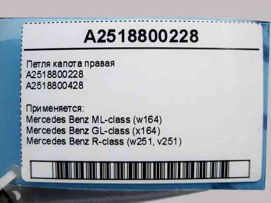 Mercedes-Benz  A2518800228 Петля капота права ML W164 GL X164 R-Class W251 Одеса