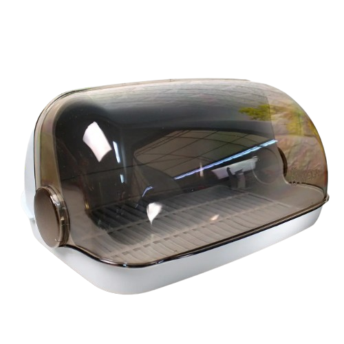 Хлібниця midi пластик 69 світло-сірий 