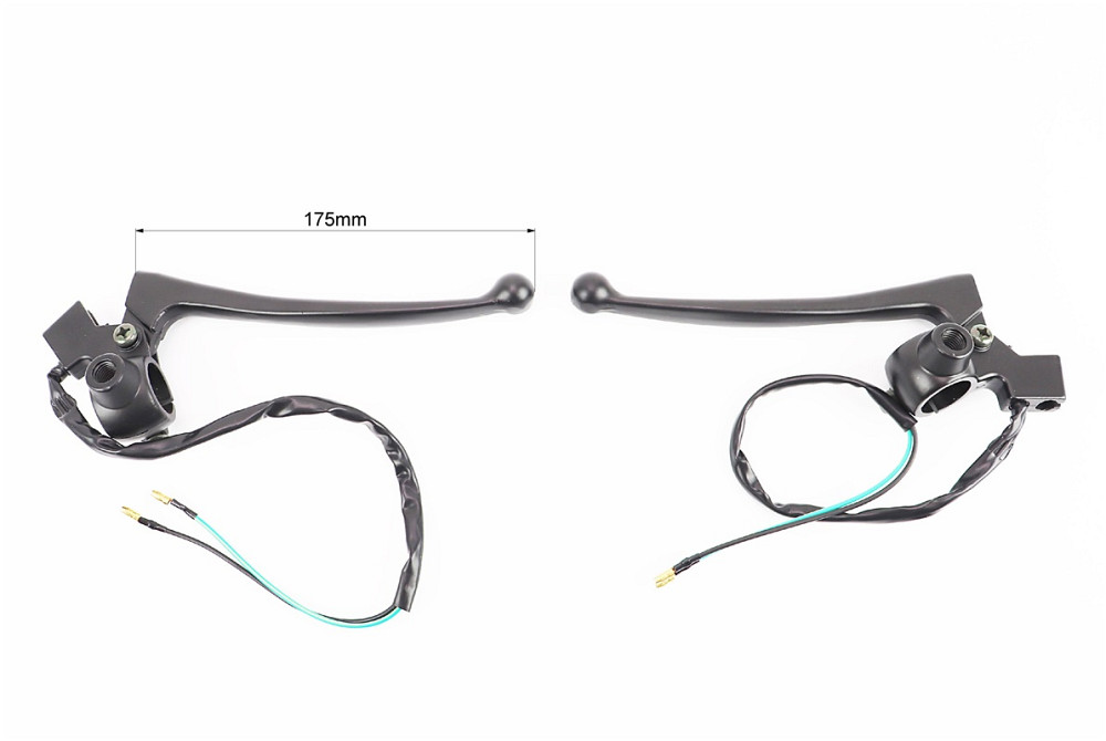 Важелі керма лівий, правий з кріпленням під дзеркало, к-кт 2шт (М10 правая) GY6 125-150 Київ - фото 3