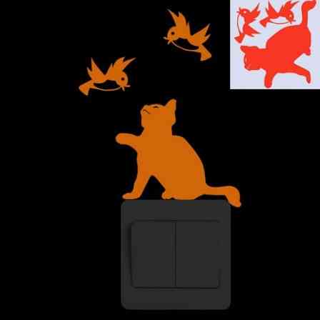 Люминесцентная наклейка