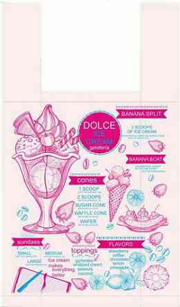 Пакет майка полиэтиленовая (тип FA) 320(2*80)*550/0.013  CREAM  Леоми (100 шт) Харьков