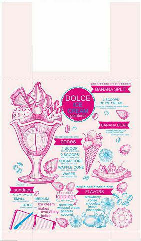 Пакет майка поліетиленова (тип FA) 320 (2*80)*550/0.013 CREAM Леомі (100 шт.) Харків - фото 1