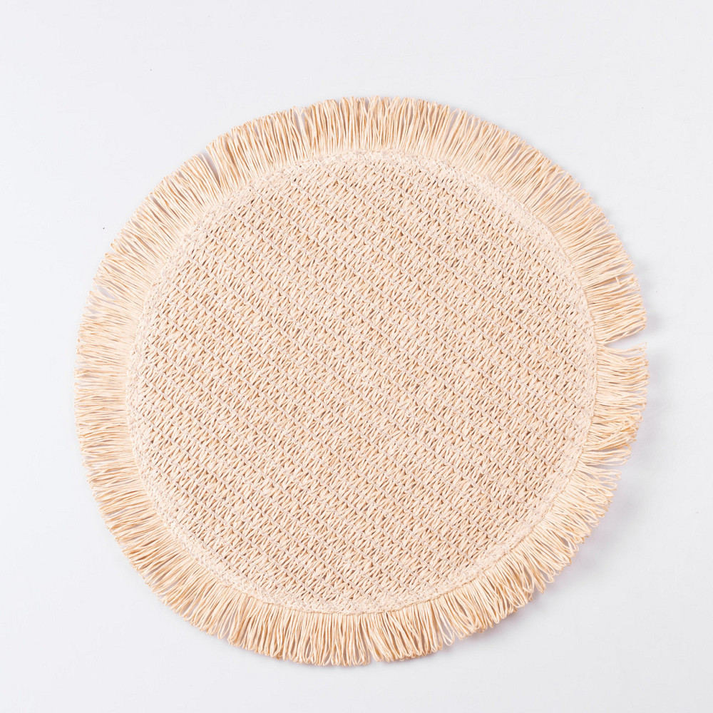 Салфетка сервировочная на стол круглая Ø38 (см) под тарелки Бежевый HP-35-7BE Киев - изображение 3