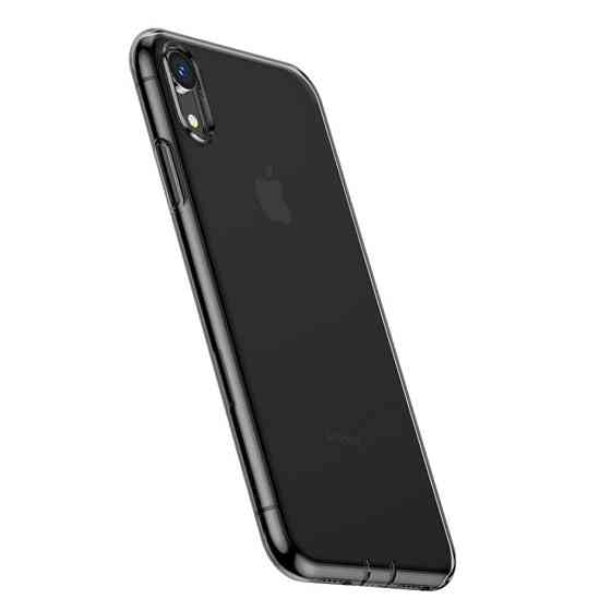 Чохол Baseus для iPhone Xr Simplicity Прозорий Чорний (ARAPIPH61-A01) Київ