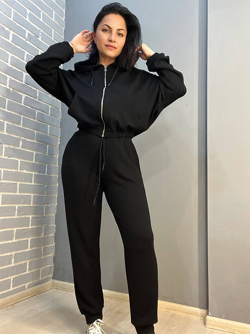 Штани жіночі No Matter What 1558 спортивні джоггери знизу манжет біфлекс чорні, чорний, S Київ - фото 13