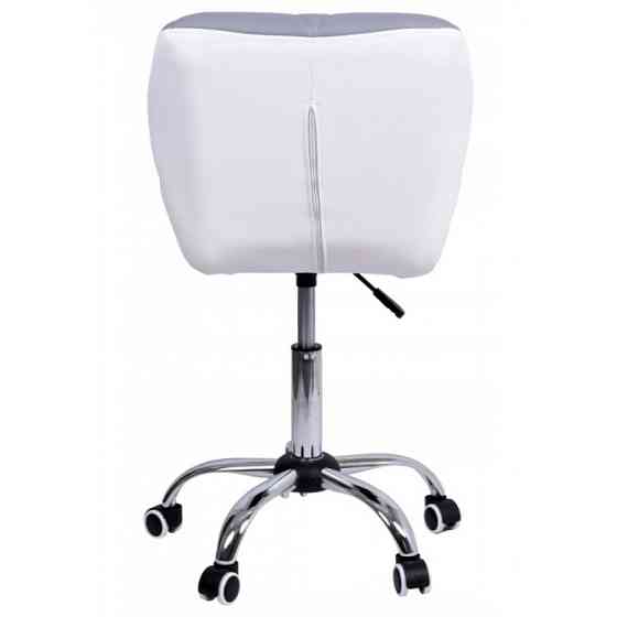 Кресло офисное компьютерное B-531 на колесиках рабочее для компьютера офиса дома Серо-белый Киев