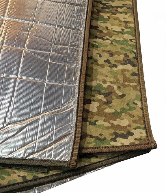 Антитепловизионное маскировочное полотно с фольгой | Защита от тепловизора Киев - изображение 1